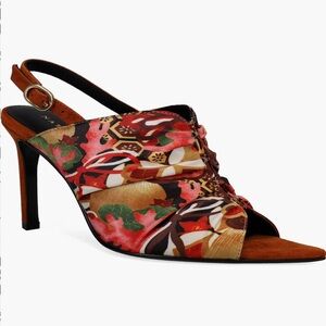 Natori Reen Pointed Toe Slingback Sandal